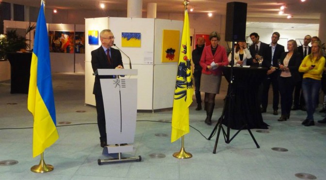 Grand opening of exhibition “Alternative. Ukraine – Reality and Future” in Ministerie Van De Vlaamse Gemeenschap in cooperation with CCUB